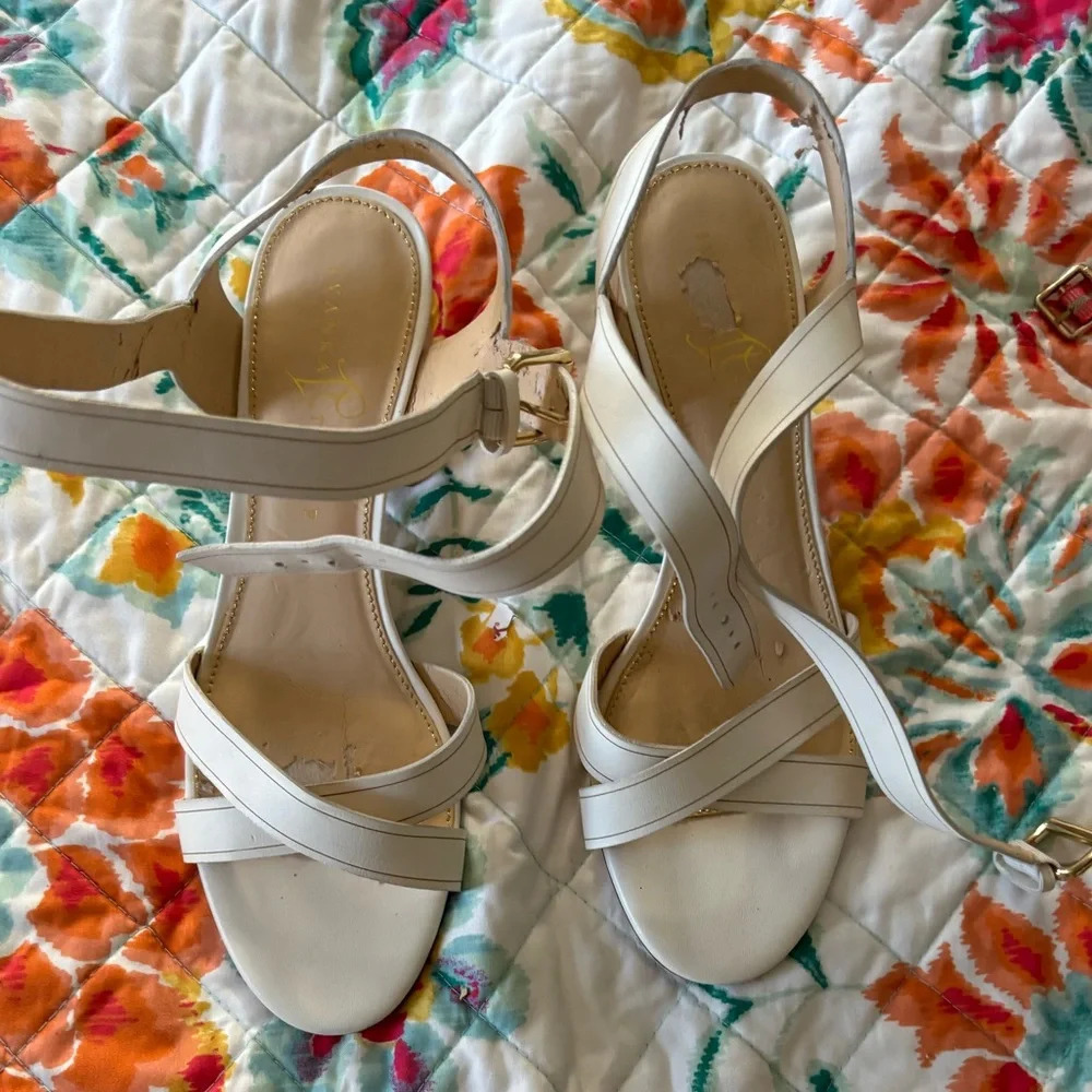 Ivanka Trump strappy heeled sandals. 10 - Picture 2 of 13